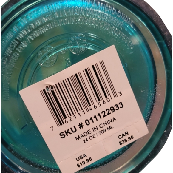 Starbucks Translucent Turquoise Tumbler 24 oz - Picture 3 of 10